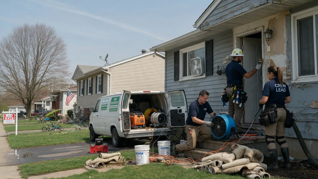 Flood Cleanup in Russells Point, OH near me