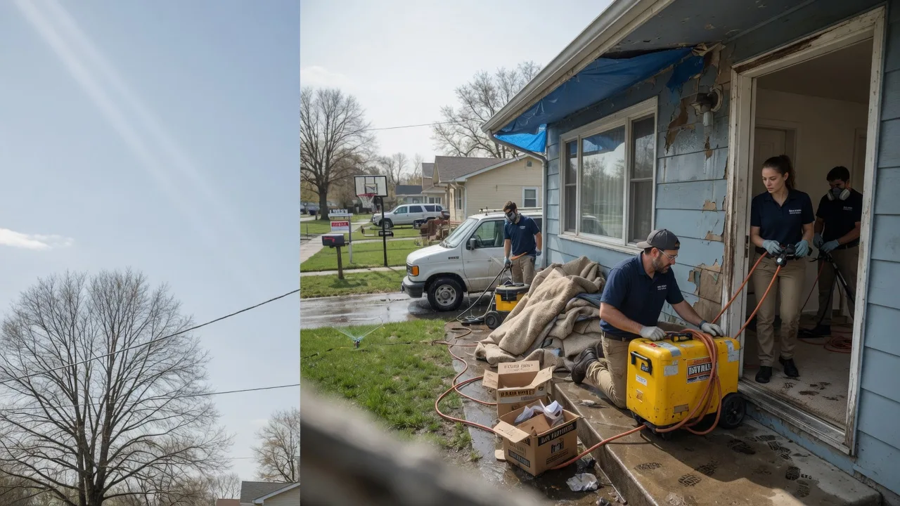 Basement Flood Cleanup in Russells Point, OH near me